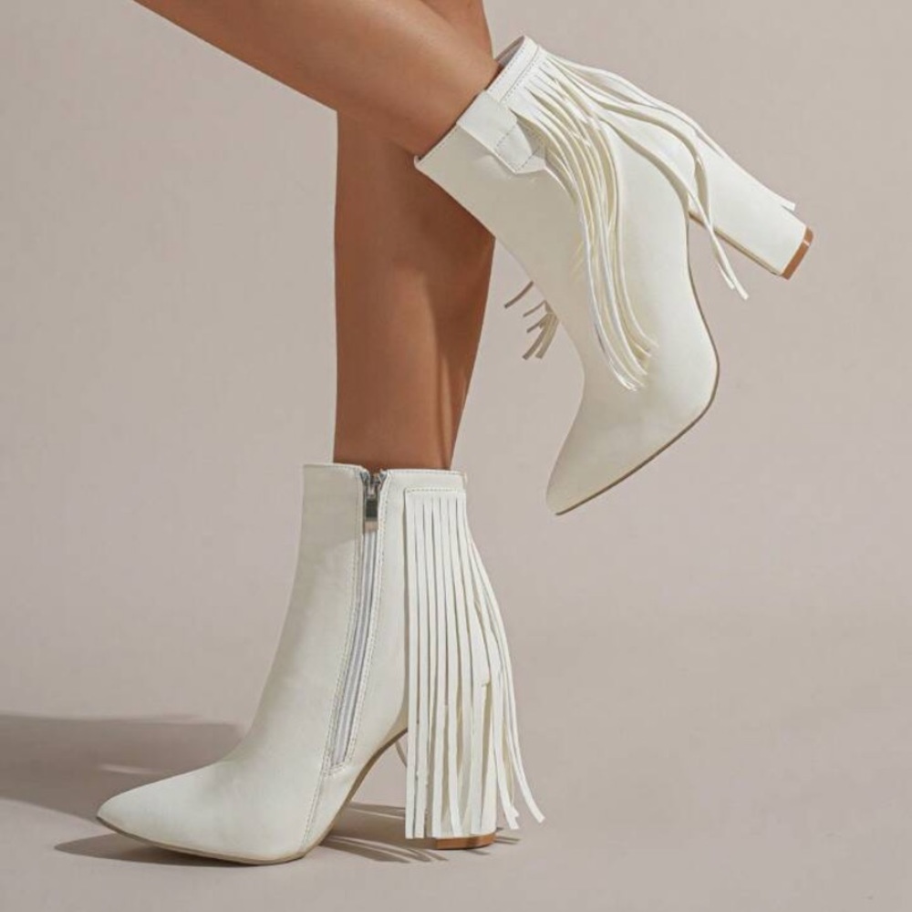 Fringe heels